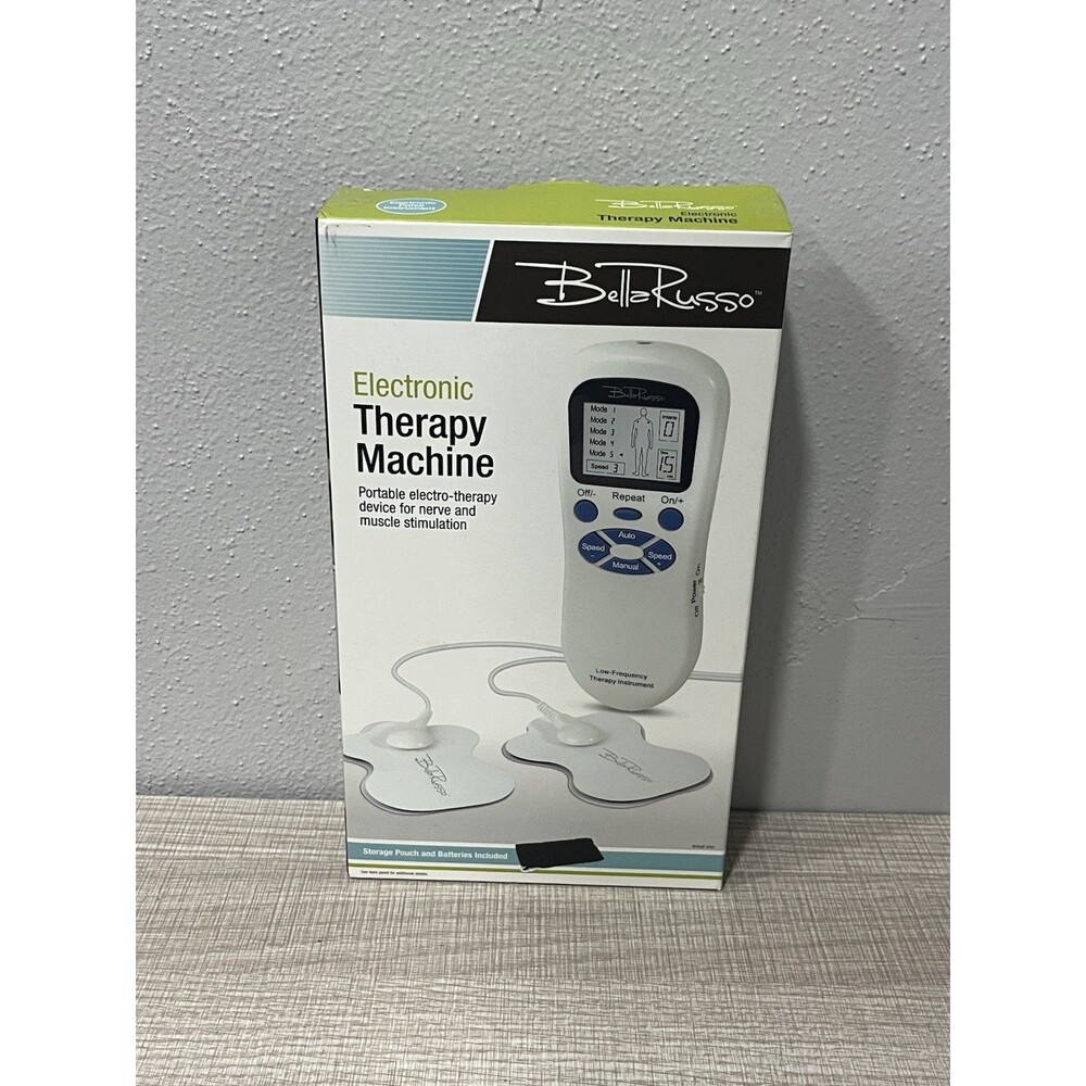 Bella Russo Portable Electronic Therapy Machine for Nerve Muscle Stimulation New